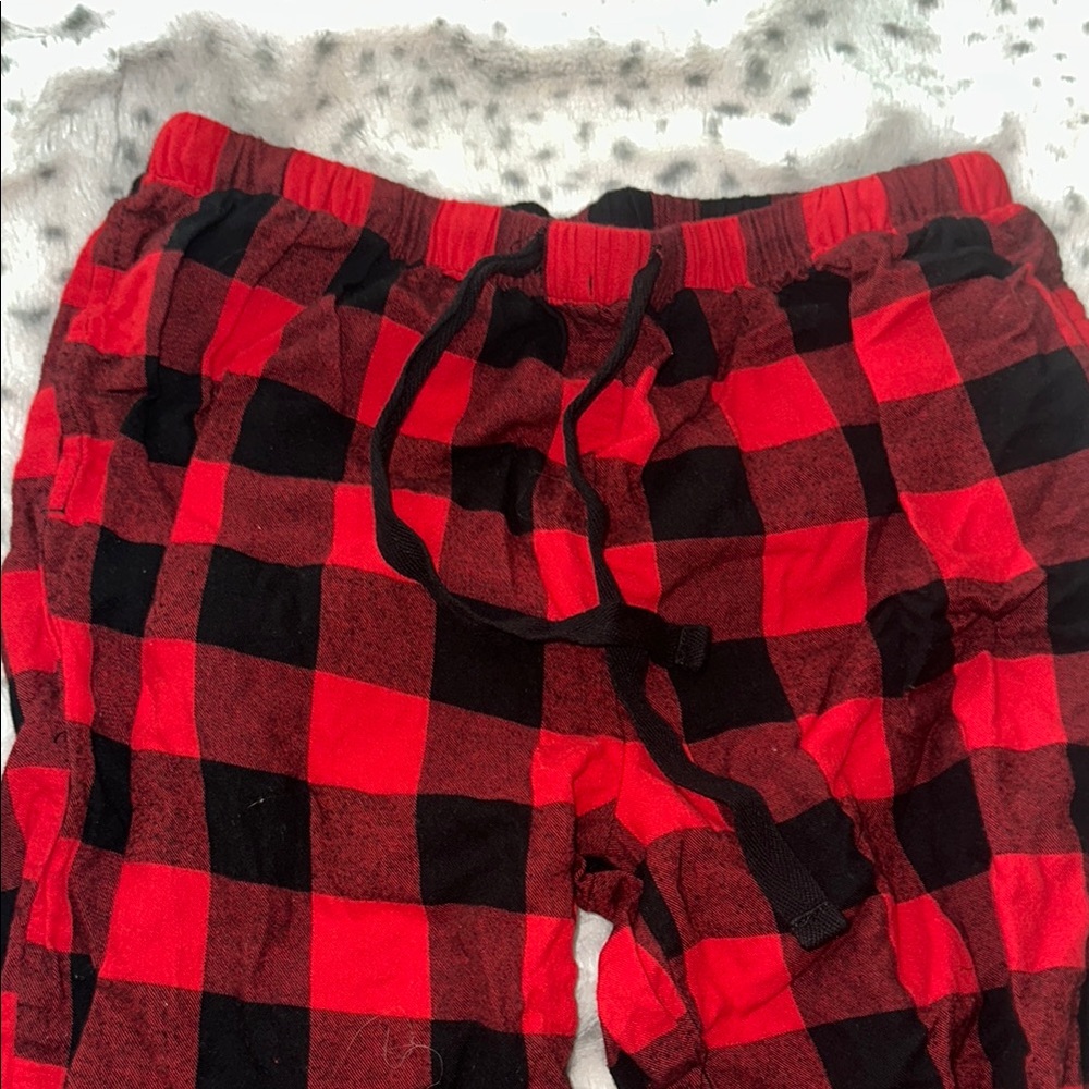 Wondershop Red and Black Plaid Pajama Bottoms